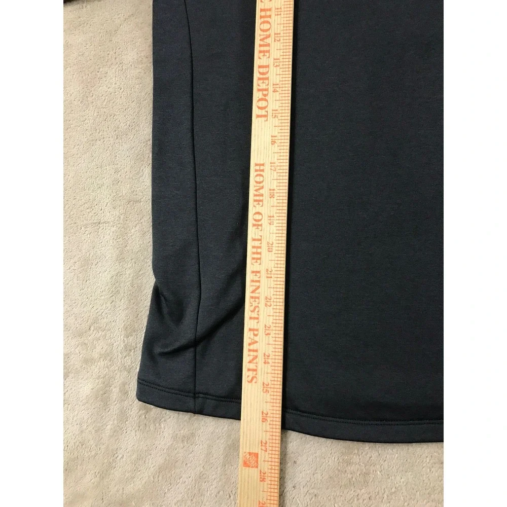 Patagonia R1 Daily Pullover 1/2 Zip‎ Men Size Medium Black Logo Esdec Solar EUC